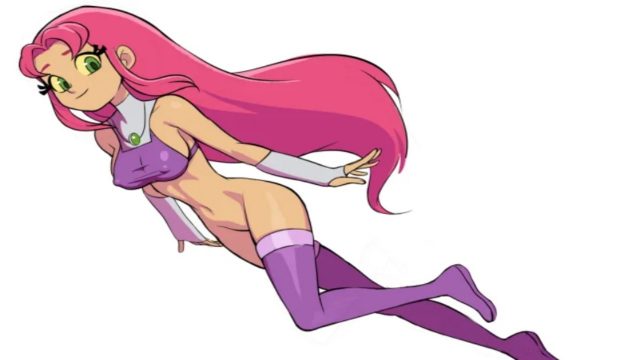 Starfire pantyless teen titans xxx porn