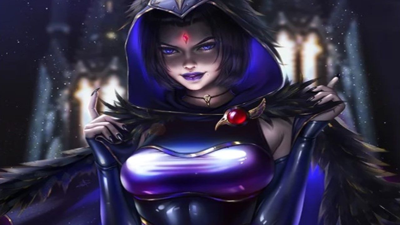 animated teen titans naked sex teen titans raven cleavage gif sex