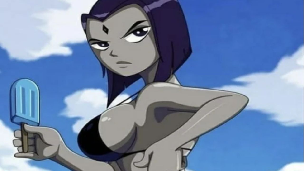 the girl from teen titans rubbing pussy nude teen titans starfire and raven sex