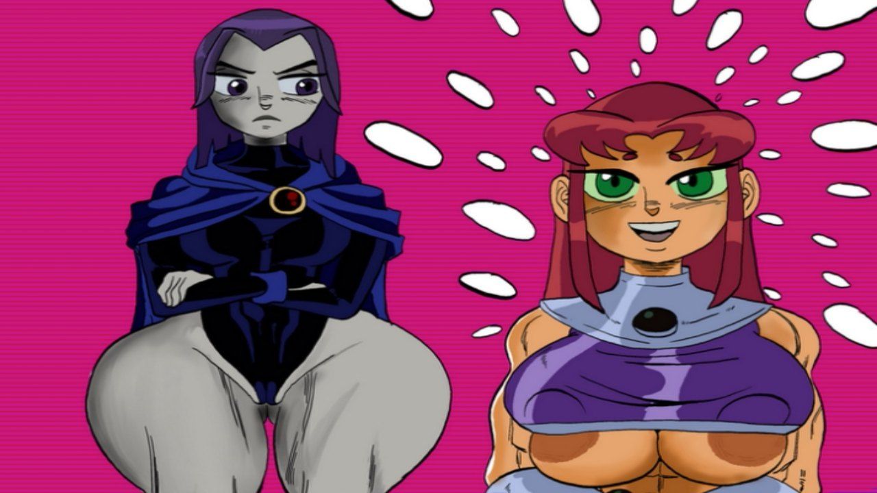 Sexy Starfire Anime - starfire and raven rule 34 - Teen Titans Porn